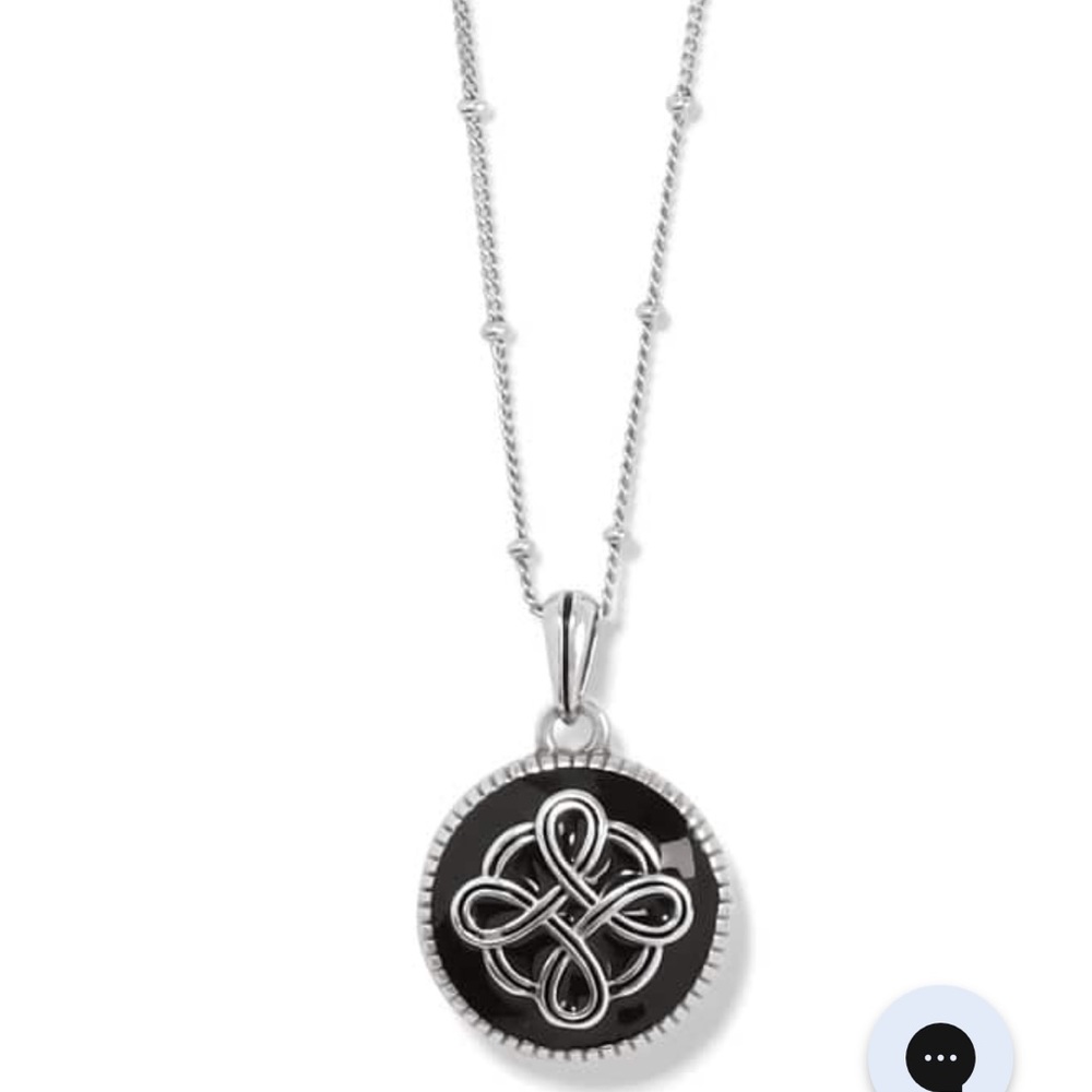 Brighton Interlok Noir Reversible Necklace
